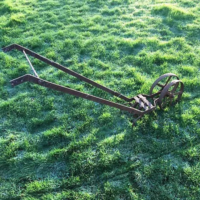 £55 • Buy Antique Victorian Cast Iron Horse-Drawn Cultivator Plough