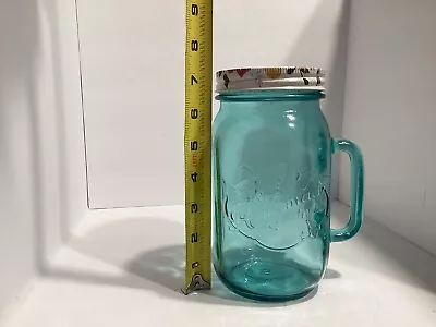 The Pioneer Woman Cassie 32 Fluid Ounce Mason Jar Tumbler Teal • $15.99