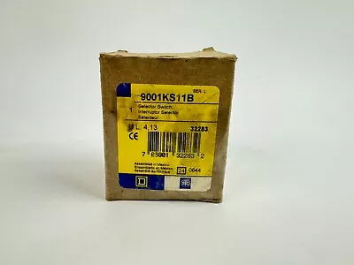 Square D 9001 KS11B Series L 2 Position Maintained Selector Switch • $30.95