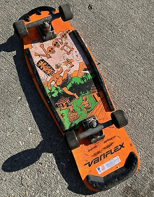 Vintage Variflex Skateboard Voodoo II Witch Doctor Orange 1980s Sidewalk Surfer • $99