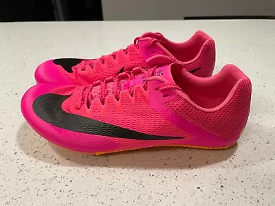 Nike Zoom Rival Sprint Pink Track & Field Spikes Shoes Men’s Size 8.5 DC8753-600 • $49.99