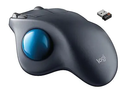 Logitech M570 Wireless Trackball Mouse - Ergonomic Design - Right-hand Shape (U) • £27.95
