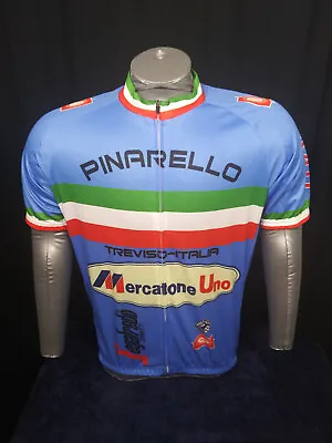 Pinarello Mercatone Uno Cycling Jersey - Men's Large • $34.99