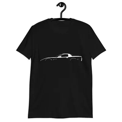 Corvette C5 Outline 5th Gen Vette Owner Gift Short-Sleeve Unisex T-Shirt • $27.50