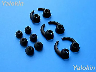 $39.05 • Buy 12pcs Round And Stabilizer (BK-RND-STB) Eartips Set For Jaybird X2 Headphones