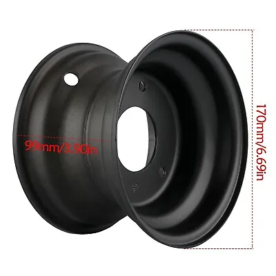 6  Rim Wheels 78mm For Go Kart Golf Cart 4 Wheeler ATV UTV Quad Buggy Mower Tyre • $39.19