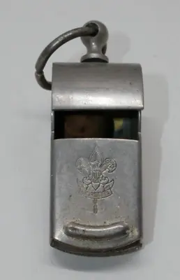 Official Vintage Metal Boy Scout Whistle  Be Prepared • $14.99