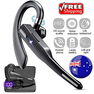 $8.99 • Buy Bluetooth Wireless Headphones With Mic Business Driver Portable Earphone Headset