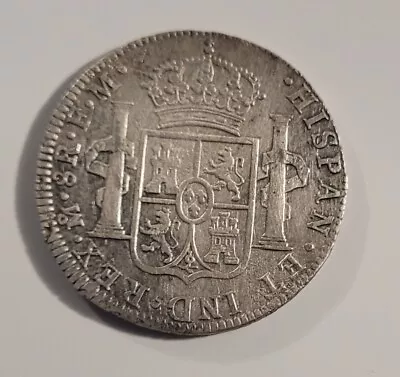 1800 8 Reales Silver Pillar Dollar Coin • $500