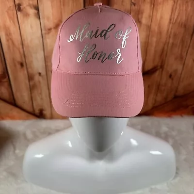 NEW Pink Maid Of Honor Bachelorette Party Adjustable Baseball Hat Cap OS • $8.98
