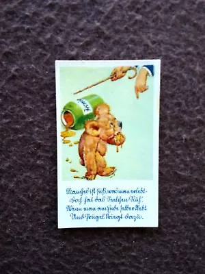 Vintage Teddy Bear Card - Greiling Cigarettes 1936 - Album Lustige Bilder No. 93 • $4.99