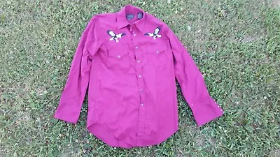 Vintage Western Embroidered Shirt Sm • $30