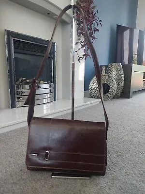 £12 • Buy Jane Shilton SW6 Brown Leather Handbag Shoulder Bag Tote Very Stylish 
