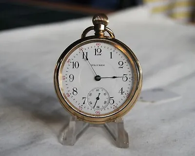 £195 • Buy Beautiful G/P Antique Waltham O/F  Gents 17Jewel. Pocket Watch. Size 16. 1908.