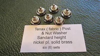 TENAX Pull FASTENER STD Post & Nut (6) Six Sets Non Rusting  Convertible Top NEW • $8.45