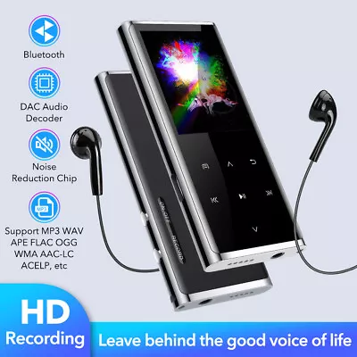 Bluetooth 16GB MP4/MP3 Lossless Music Player FM Radio Recorder Wireless Speaker • $26.87