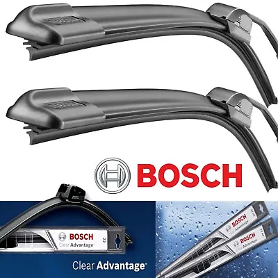 2 Bosch Clear Advantage Wiper Blade Size 24 / 20 Front Left And Right • $24.99