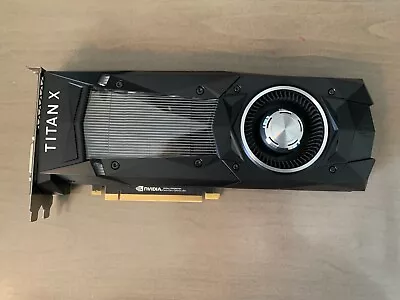 Nvidia GeForce GTX Titan X Pascal 12GB GPU Graphics Card 900-1G611-2500-000 W • $190