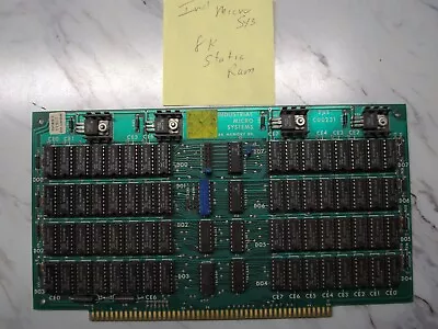 IMS 8K RAM S-100 Board    -( ALTAIRIMSAICROMEMCO) • $129.99