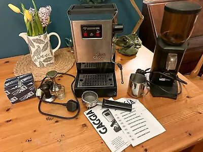 2014 Gaggia Classic RI8161 + Iberital MC2 Grinder + Accessories • £330