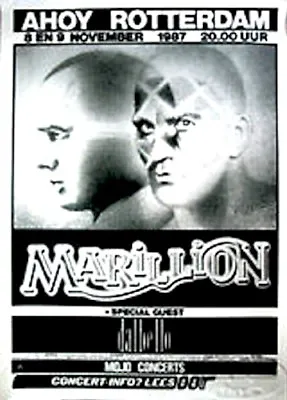 Marillion 1987 Clutching At Straws Tour Original Rotterdam Concert Poster  • $59.99