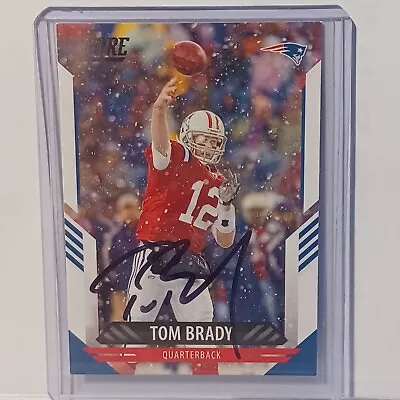 2021 Score Tom Brady Franchise Patriots Autographed Signed Card COA NFL • $279