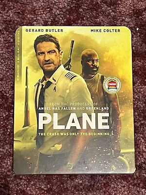 PLANE  4K UHD + Blu-Ray + DIGITAL + WITH SLIPCOVER ••BRAND NEW•• • $15.99