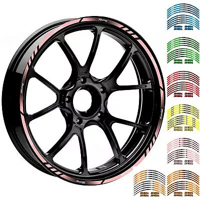 17  18   ZX6R  Motorcycle Wheel Rim Tape Decal Stripes Sticker For Kawasaki ZX6R • $12.48