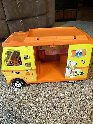 Vintage 1970 Mattel Barbie Country Camper With Chairs NO DOOR • $25