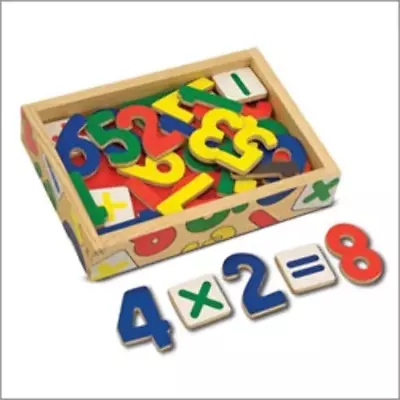 Magnetic Wooden Numbers • $12.99