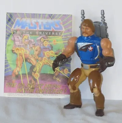 P MASTERS OF THE UNIVERSE Rio Blast Action Figure Mattel 1985 He-Man MOTU • $64.99
