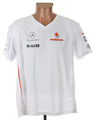 Formula 1 Vodafone Mclaren Mercedes Shirt Jersey Hamilton Era Size L Adult • $38.69