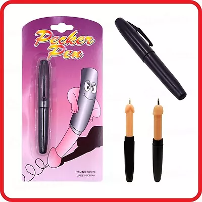 Funny Shaped Pecker Pen Willy Penis Dick Prank Joke-bachelorette Party Hen Night • $6.99