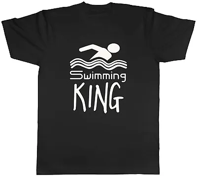 Swimming King Mens Unisex T-Shirt Tee • £8.99