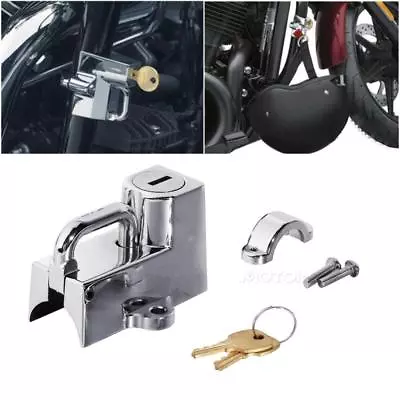Chrome Motor Universal Helmet Lock For For Honda VTX 1300 1800 C R S N F T RETRO • $22.99