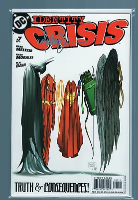 Identity Crisis #7 - Signed By Michael Turner. Brad Meltzer Story. (9.2 OB) 2004 • $18.70