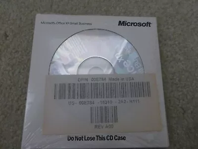 Microsoft Office Xp Small Business Sbe Version 2002 2 Discs Sealed  New • $14