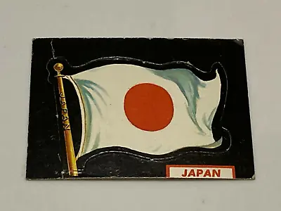 1970 Topps T.c.g. Flags Of The World Sticker Card Japan #40  - Unpunched • $3.99