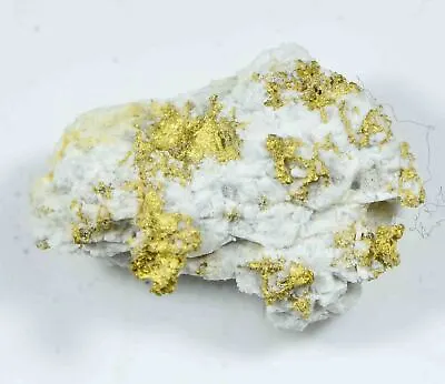 #OM-54 Crystalline Gold Nugget Specimen 3.59 Grams Oriental Mine Sierra County C • $283.54