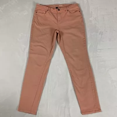 Victoria’s Secret Mid Rise Siren Jeans Size 12 Peach • $18.75