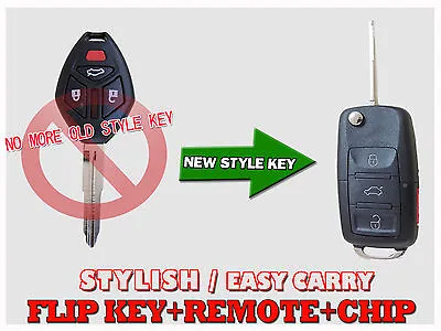 $57 • Buy New Flip Key Remote 4 Buttons For Mitsubishi 380 Key Fob Fkmgj