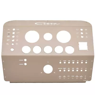 Bayliner Boat Gauge Dash Panel | Ciera Tan Aluminum 21 3/4 Inch • $427.15