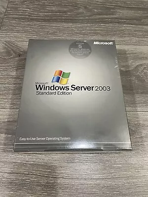 Microsoft Windows Server 2003 Standard Edition Sealed With 5 CALS • $50