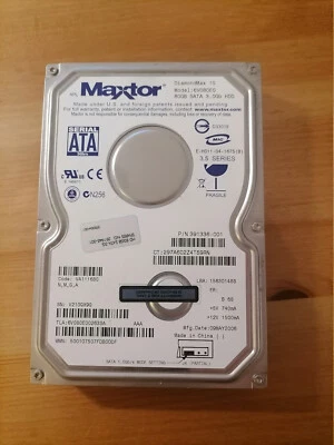 £5.20 • Buy Maxtor DiamondMax 10 6V080E0 3.5  80 GB HDD SATA Internal Hard Drive