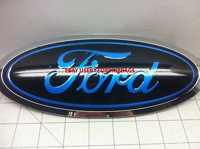 Ford F150 Emblem Overlay Decal 2015 2016 2017 2018 2019 2020      LIGHTNING BLUE • $45