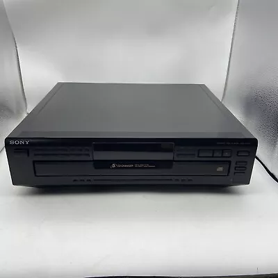 Sony CDP-CE405 Compact Disc 5 Disc-CD Player-Multi-Changer Carousel Tray Tested • $59.99