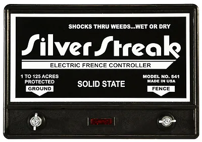 Fence Charger  Silver Streak 541 Solid State  (Free Lightning Fuse & Diverter) • $131.99