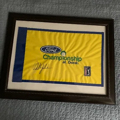 Phil Mickelson Signed Golf Ford Championship Pin Flag @ Doral 2005 • $269.50