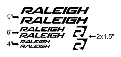 Custom Raleigh Bike Frame Decal Set. Pick Your Color. USA Seller! • $9.50