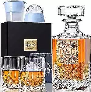  Gifts For Dad Whiskey Decanter SetDad Birthday Gifts From Daughter  • $48.44